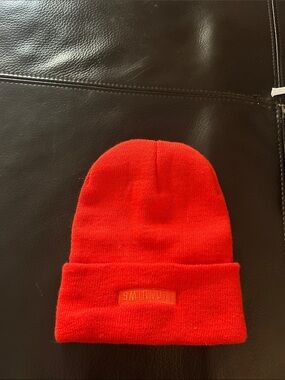 Classic Red Smirnoff Cuffed Beanie
